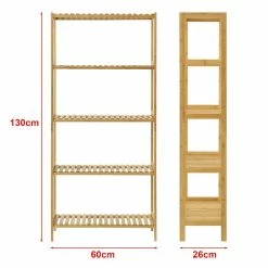 Top 10 💯 Étagère de rangement Karlskoga 60 x 26 x 130 cm [en.casa] 💯 -Accessoires pour la maison Soldes 4059438584817 4