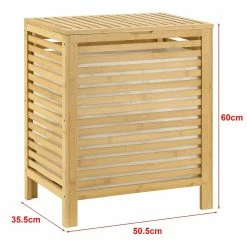 Sortie 😀 Panier à Linge avec Sac Skövde 65 Litres [en.casa] ⭐ -Accessoires pour la maison Soldes 4059438584909 3