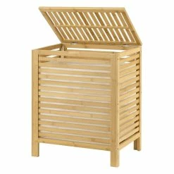 Sortie 😀 Panier à Linge avec Sac Skövde 65 Litres [en.casa] ⭐ -Accessoires pour la maison Soldes 4059438584909 4