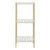 Grosses soldes ⭐ Étagère de rangement Balsfjord Bambou 33 x 34 x 80 cm Naturel Blanc [en.casa] ✔️ -Accessoires pour la maison Soldes 4059438584954 5