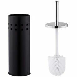 Grosses soldes 🔔 Tectake Accessoires WC brosse + poubelle + dérouleur de papier 🎉 -Accessoires pour la maison Soldes 4260182873984 4