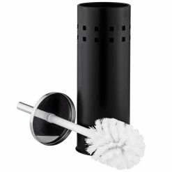 Grosses soldes 🔔 Tectake Accessoires WC brosse + poubelle + dérouleur de papier 🎉 -Accessoires pour la maison Soldes 4260182873984 5