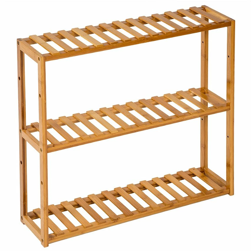 Le moins cher ⭐ Tectake Étagère en Bambou 3 niveaux 60x15x54,5cm 👍 3 Le moins cher ⭐ Tectake Étagère en Bambou 3 niveaux 60x15x54,5cm 👍