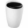 Meilleure vente 🥰 Tectake Tabouret coffre de rangement - blanc 🥰