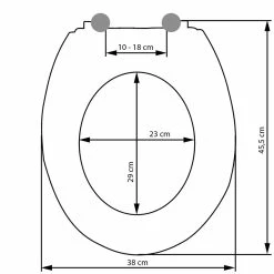 Meilleure affaire 😉 Tectake Abattant WC - noir 🤩 -Accessoires pour la maison Soldes 4260490482564 6