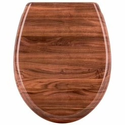 Meilleure affaire 😉 Tectake Abattant WC - noir 🤩 -Accessoires pour la maison Soldes 4260490482571 2