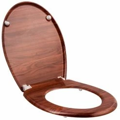 Meilleure affaire 😉 Tectake Abattant WC - noir 🤩 -Accessoires pour la maison Soldes 4260490482571 3