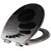 Meilleure affaire 😉 Tectake Abattant WC - noir 🤩 -Accessoires pour la maison Soldes 4260490482595 1