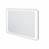 Promo ✔️ AICA Sanitaire Miroir rectangulaire de salle de bains de miroir de LED de contact anti-buée, 90*4*65cm 👏 -Accessoires pour la maison Soldes 4764075201071 1