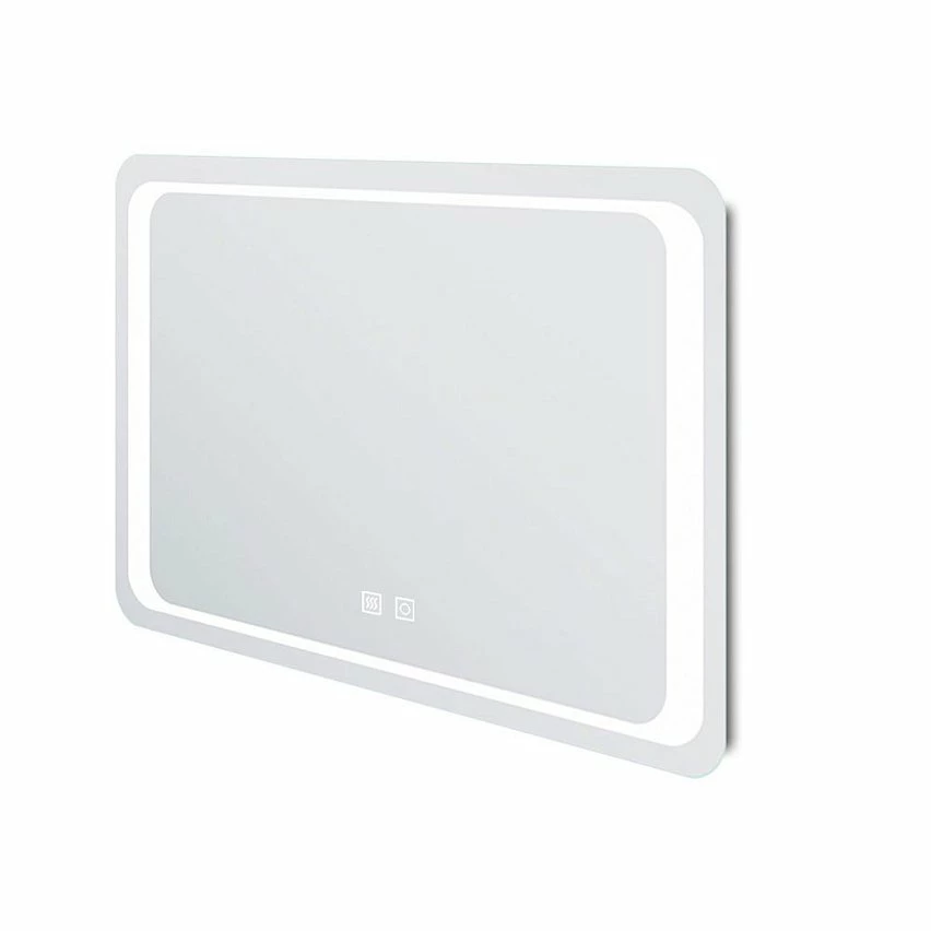 Promo ✔️ AICA Sanitaire Miroir rectangulaire de salle de bains de miroir de LED de contact anti-buée, 90*4*65cm 👏 3 Promo ✔️ AICA Sanitaire Miroir rectangulaire de salle de bains de miroir de LED de contact anti-buée, 90*4*65cm 👏