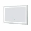 Remise 🌟 AICA Sanitaire Miroir antibuée avec interrupteur tactile + commande unique + lumière blanche 6000k + 80 x 4 x 60 cm (L x P x H) 😀 -Accessoires pour la maison Soldes 4764075201347 1