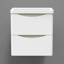 Tout neuf 😀 AICA Sanitaire meuble de salle de bain - style scandinave avec deux tiroirs, 49,5 x 34,5 x 50 cm 🎁 -Accessoires pour la maison Soldes 4764075264342 7