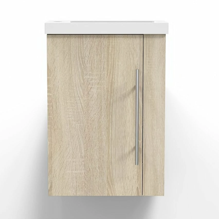 Top 10 🔥 AICA Sanitaire meuble-lavabo avec une porte motif chêne, 44 x 23 x 60 cm 🛒 4 Top 10 🔥 AICA Sanitaire meuble-lavabo avec une porte motif chêne, 44 x 23 x 60 cm 🛒 – Image 2