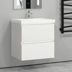 Les meilleures critiques de 🤩 AICA Sanitaire meuble couleur blanc mat de salle de bain avec deux tiroir et vasque en céramique 👍 13 Les meilleures critiques de 🤩 AICA Sanitaire meuble couleur blanc mat de salle de bain avec deux tiroir et vasque en céramique 👍 -Accessoires pour la maison Soldes 4764075264533 6
