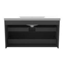 De gros 😉 AICA Sanitaire meuble avec un plan vasque en céramique, meuble suspendu 100cm, couleur anthracite ✨ 13 De gros 😉 AICA Sanitaire meuble avec un plan vasque en céramique, meuble suspendu 100cm, couleur anthracite ✨ -Accessoires pour la maison Soldes 4764075264632 6