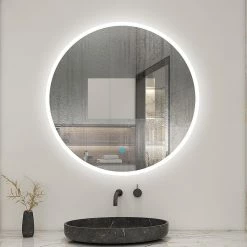 Remise 🧨 AICA Sanitaire miroir salle de bain, miroir star, miroir arrondi avec éclairage salle de bain, miroir rond antibuée, miroir étanche ⭐ 10 Remise 🧨 AICA Sanitaire miroir salle de bain, miroir star, miroir arrondi avec éclairage salle de bain, miroir rond antibuée, miroir étanche ⭐ -Accessoires pour la maison Soldes 4764075265172 3