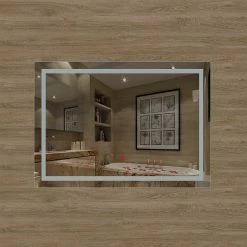 Remise 🛒 AICA Sanitaire miroir salle de bain, miroir étanche très leger, miroir antibuée avec interrupteur tactile, lumière blanc 6000k 1301 ⌛ 14 Remise 🛒 AICA Sanitaire miroir salle de bain, miroir étanche très leger, miroir antibuée avec interrupteur tactile, lumière blanc 6000k 1301 ⌛ -Accessoires pour la maison Soldes 4764075265226 6 1