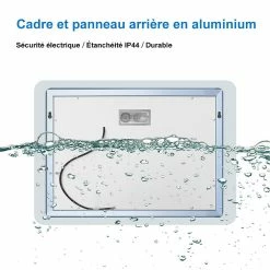 Vente flash ⌛ AICA Sanitaire Miroir antibuée de salle de bain haut-parleur bluetooth + un miroir grossissant 🤩 9 Vente flash ⌛ AICA Sanitaire Miroir antibuée de salle de bain haut-parleur bluetooth + un miroir grossissant 🤩 -Accessoires pour la maison Soldes 4764075266704 3