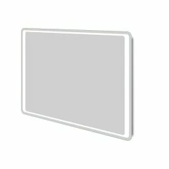 Tout neuf 😀 AICA Sanitaire Aica Miroir de Salle de Bain Anti-buée Miroir Lumineux LED Vertical ou Horizontal Blanc Froid + Interrupteur à Capteur Infrarouge 100 * 70cm 🎁