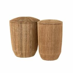 Le moins cher 🔔 Calicosy Set 2 Paniers Allongés en Jute Naturel - DANTYA ✨ -Accessoires pour la maison Soldes 5400924016043 3