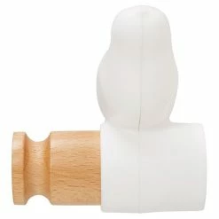 Nouveau ✔️ Paris prix Patère 1 Crochet Design "Oiseau" 11cm Blanc 💯 -Accessoires pour la maison Soldes 5420072069456 3