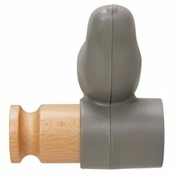 Meilleure affaire 🧨 Paris prix Patère 1 Crochet Design "Oiseau" 11cm Gris 😍 -Accessoires pour la maison Soldes 5420072069494 4