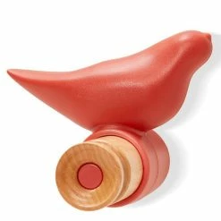 Le moins cher 🔥 Paris prix Patère 1 Crochet Design "Oiseau" 11cm Rouge 🎁