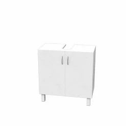 Top 10 ✨ Alo ESSENTIEL - Meuble sous lavabo 2 portes - Blanc ✔️ -Accessoires pour la maison Soldes 5906365569648 4