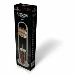 Meilleure vente ✨ Porte Papier Toilette sur Pied avec Porte-Brosse WC, Acier Inox Support Portable Or Rose Berlinger HausRose Gold 😍 9 Meilleure vente ✨ Porte Papier Toilette sur Pied avec Porte-Brosse WC, Acier Inox Support Portable Or Rose Berlinger HausRose Gold 😍 -Accessoires pour la maison Soldes 5999108457845 4