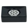 Nouveau ✨ Spirella Porte savon Céramique QUADRO Noir 🎉 -Accessoires pour la maison Soldes 7610583136633 1
