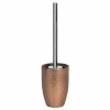 Tout neuf 🌟 Spirella Brosse Wc avec support Céramique DARWIN 🔨 HAMMERED Cuivré 🔔