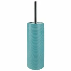 Acheter ✔️ Spirella Brosse Wc avec support Céramique TUBE RIBBED Bleu Turquoise 😀
