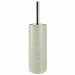 Budget 🎁 Spirella Brosse Wc avec support Céramique TUBE RIBBED Ciment 💯