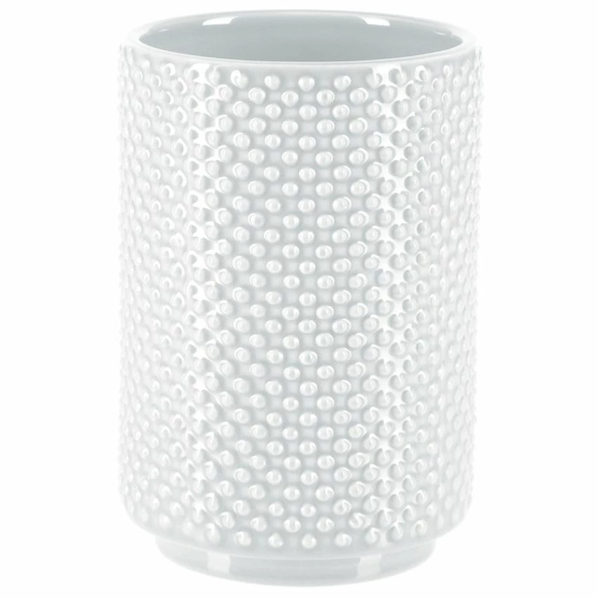 De gros ⌛ Spirella Gobelet Faience MERO Blanc 👍 3 De gros ⌛ Spirella Gobelet Faience MERO Blanc 👍