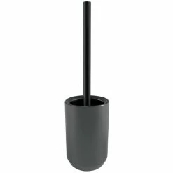Nouveau 😀 Spirella Brosse Wc avec support Céramique Jaro Gris & Noir ⌛