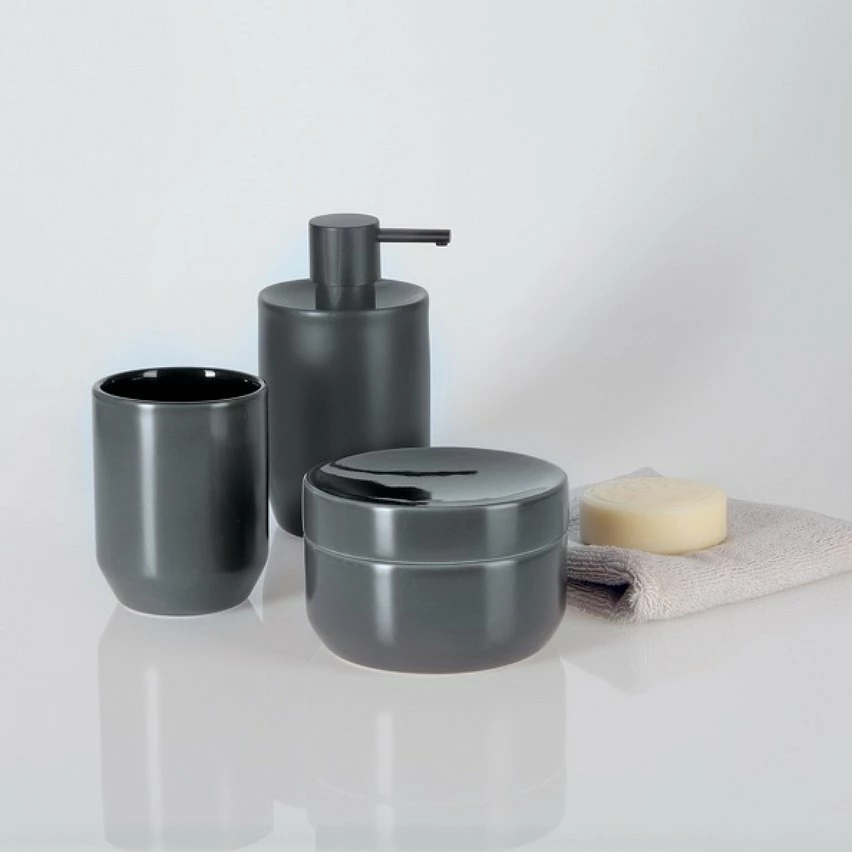 Coupon 💯 Spirella Gobelet Céramique JARO Gris 🧨 4 Coupon 💯 Spirella Gobelet Céramique JARO Gris 🧨 – Image 2