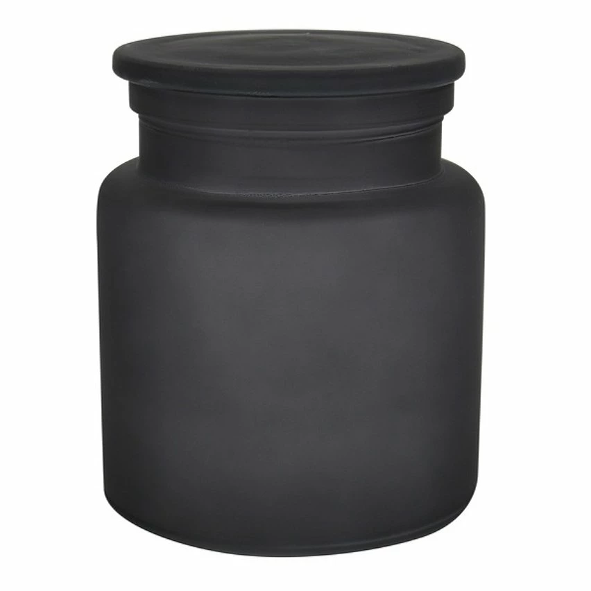 Vente flash ❤️ Spirella Boite à cotons Verre YOKO Misty Gris ✨ 3 Vente flash ❤️ Spirella Boite à cotons Verre YOKO Misty Gris ✨