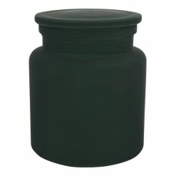 Budget ❤️ Spirella Boite à cotons Verre YOKO Misty Vert 😍