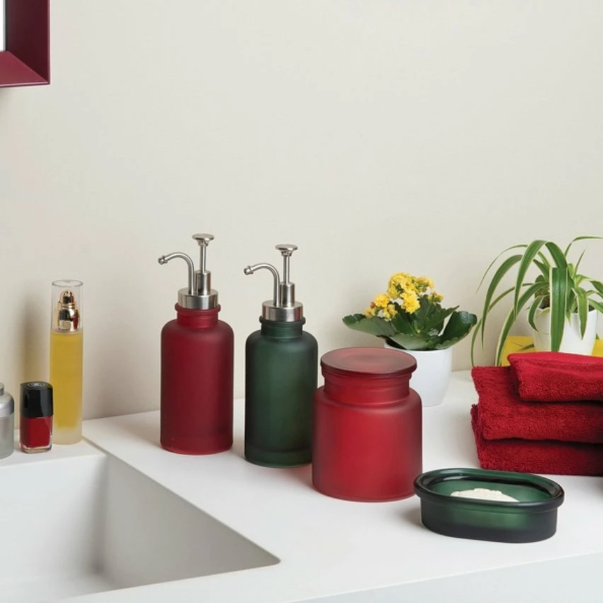 Offres ⭐ Spirella Gobelet Verre YOKO Bordeaux 🥰 4 Offres ⭐ Spirella Gobelet Verre YOKO Bordeaux 🥰 – Image 2