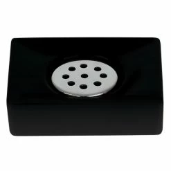 Coupon ⌛ Spirella Porte savon Céramique QUADRO MATT Noir mat 😉