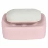 Coupon 🎁 Spirella Porte savon Céramique RETRO Rose pastel ✔️