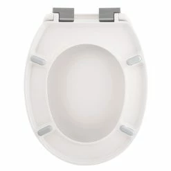 De gros 🎉 Spirella Abattant WC Thermo Dur NEELA Blanc Mat - Charnières ABS Chromé 🛒 -Accessoires pour la maison Soldes 7610583212634 4