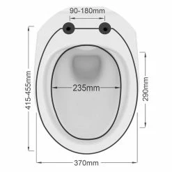 Le moins cher 😀 Spirella Abattant WC PP HARRY Blanc - Charnières Zinc ✨ -Accessoires pour la maison Soldes 7610583294708 6 1