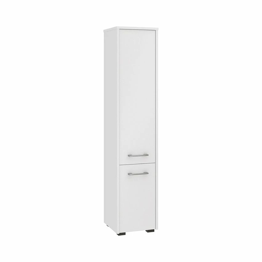Grosses soldes ⌛ Hucoco FRANK - Armoire Colonne de salle de bain contemporaine 140x30x30 cm - Meuble de rangement design moderne - 2 portes + 5 niches - Blanc ✨ 3 Grosses soldes ⌛ Hucoco FRANK - Armoire Colonne de salle de bain contemporaine 140x30x30 cm - Meuble de rangement design moderne - 2 portes + 5 niches - Blanc ✨