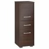 Bon marché 😉 Hucoco ASTORIA - Armoire Colonne de salle de bain contemporaine 85x30x30 cm - Meuble de rangement design moderne - Tiroir 2 portes - Wenge 😀