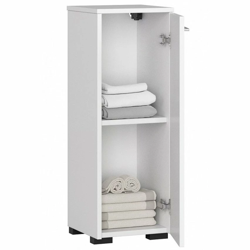 Offres 🌟 Hucoco MAREIKI - Armoire Colonne de salle de bain 82x30x30cm - Armoire toilette - Meuble salle de bain - 1 porte - Blanc 🥰 4 Offres 🌟 Hucoco MAREIKI - Armoire Colonne de salle de bain 82x30x30cm - Armoire toilette - Meuble salle de bain - 1 porte - Blanc 🥰 – Image 2