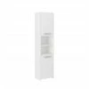De gros 👏 Hucoco BIBURY - Colonne salle de bain contemporaine 40x30x170 - Rangement salle de bain - Armoire Toilette - Blanc 🔥