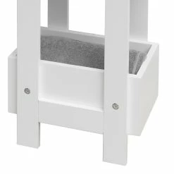 Remise ⌛ Mobili Rebecca Rebecca Mobili Porte-échelle de cuisine avec 3 Etagères en bois blanc Meubles de salle de bains Modernes 👍 -Accessoires pour la maison Soldes 8052787046988 5