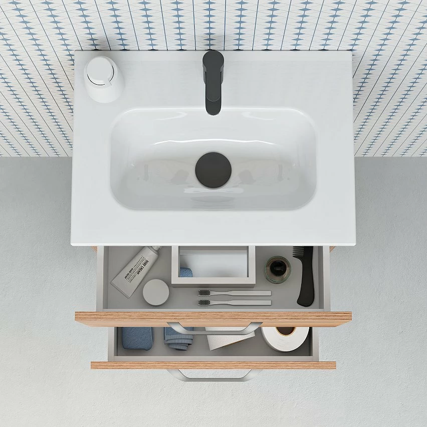 Coupon ⌛ Amizuva Set HONE H.50 x L.50 x P.35, effet blanc brillant ✨ 6 Coupon ⌛ Amizuva Set HONE H.50 x L.50 x P.35, effet blanc brillant ✨ – Image 4