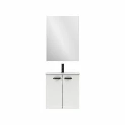 De gros 😀 Amizuva Set ANEKO H.50 x L.50 x P.35, effet blanc brillant 😉